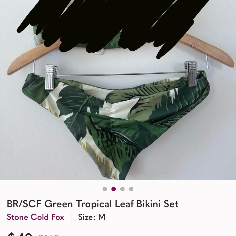 Stone Cold Fox Bikini Bottoms ONLY